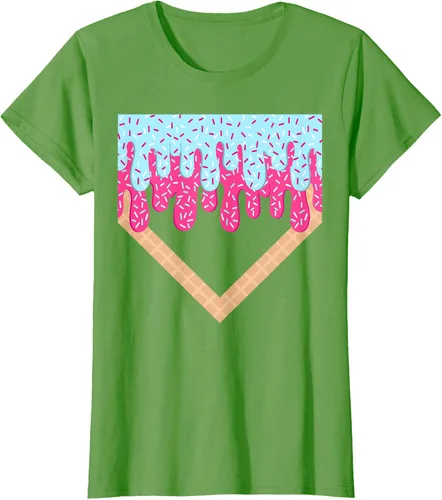 Vista 4 de Baseball Drip Boys Home Plate Ice Cream Sport Players & Fans Camiseta