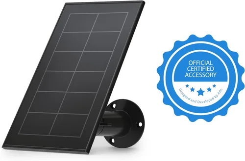Vista 4 de Cargador de panel solar Arlo (lanzado en 2021) - Accesorio certificado - Funciona con cámaras Arlo Pro 5S 2K, Pro 4, Pro 3, Floodlight, Ultra 2
