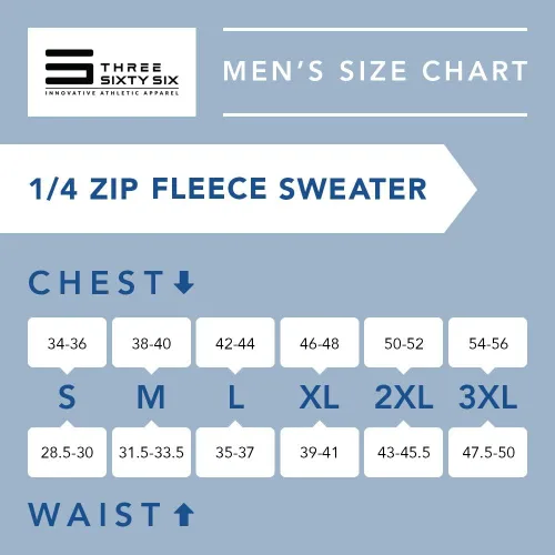 Vista 6 de Three Sixty Six Suéteres Dry Fit para hombre, chaqueta de golf de forro polar con cremallera de un cuarto, ajuste a medida