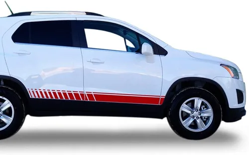 Vista 3 de Bubbles Designs Adhesivo adhesivo de vinilo Offroad Racing Stripes compatible con Chevrolet Trax 2013-2018