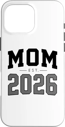 Vista 19 de Mom Est 2026 New Mother Parent New Born Child Parenthood Case for iPhone 17