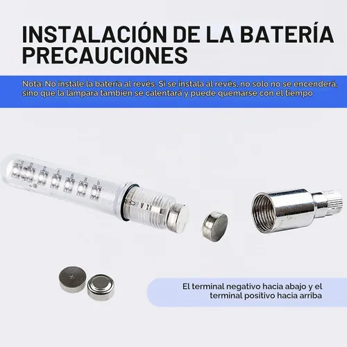 Vista 3 de 2 piezas de luces LED para rueda de bicicleta, luces impermeables para radios de bicicleta, luz de válvula de neumático de bicicleta con cambio