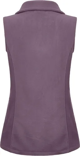 Vista 7 de SeSe Code Chaleco de forro polar ligero con cremallera frontal y bolsillos para mujer