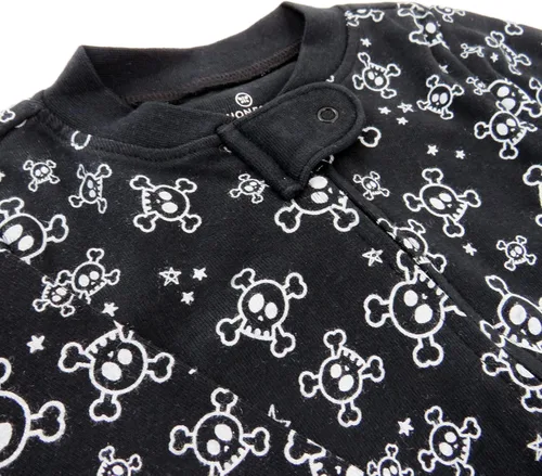 Vista 3 de HonestBaby unisex-baby Organic Cotton Footed Sleep & Play Pajamas