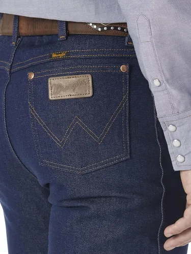 Vista 5 de Wrangler 0936 - Jeans ajustados de corte vaquero para hombre, Stonewash