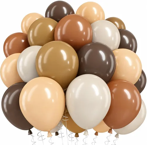Vista 28 de Globos Negros y Naranjas de 12 Pulgadas, Globos de Confeti Negro Naranja Plateado, Globos de Halloween Trick or Treat para Niños y Hombres Negro