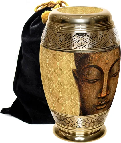 Vista 19 de Urna de cremación de cruz negra para cenizas hombre adulto – Urnas de cremación personalizadas para cenizas humanas, urnas decorativas para hombre