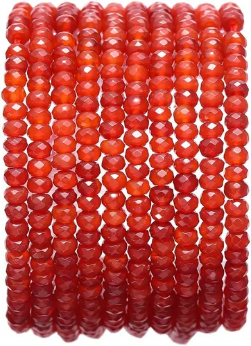 Vista 62 de BEADIA Cuentas de piedra natural africana de turquesa faceted rondelle 3x4mm semipreciosas sueltas para hacer joyas 38cm