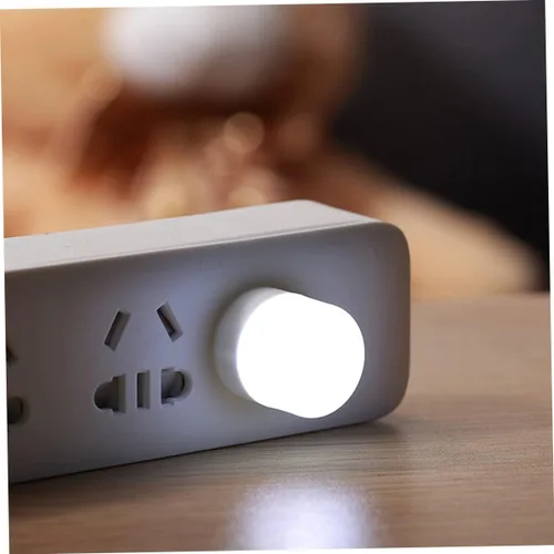 Vista 6 de DOITOOL 10 unids USB luz nocturna recargable apliques de pared al aire libre lámpara de pared mini coche compacto guardería luz nocturna mini LED