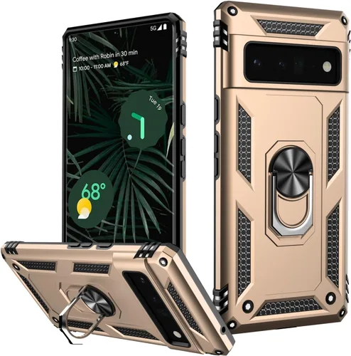 Vista 44 de LUMARKE para Google Pixel 3A XL - Funda con protector de pantalla, funda protectora grado militar probada contra caídas de 16 pies con soporte