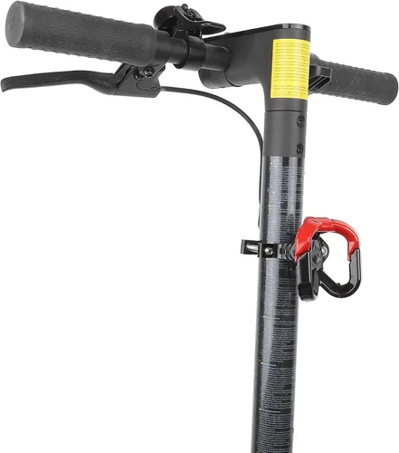 Vista 2 de Gancho universal para colgar en scooter eléctrico, ajustable para postes (0.78 - 1.49 pulgadas de diámetro), diferentes tornillos satisfacen