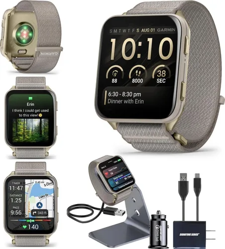 Vista 16 de Garmin Venu X1 - Reloj inteligente GPS delgado y ligero, color negro, pantalla AMOLED, funciones avanzadas de salud y fitness, seguimiento