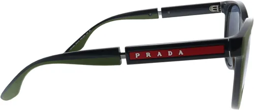 Vista 3 de Prada Linea Rossa PS 05XS 03S0D3 - Gafas de sol ovaladas de plástico verde