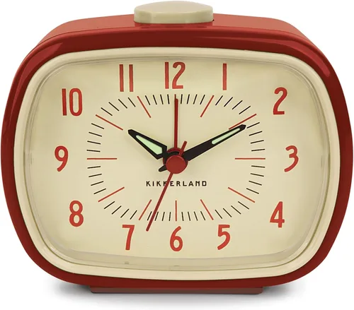 Vista 7 de Reloj con alarma cuadrado, de la marca Kikkerland