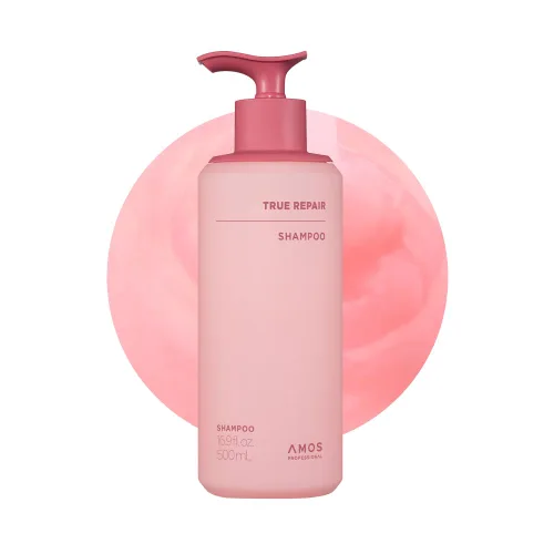Vista 10 de AMOS PROFESSIONAL True Repair - Mascarilla para el cabello antiencrespamiento y suaviza con ceramida, para cabello seco y dañado, 6.7 onzas líquidas