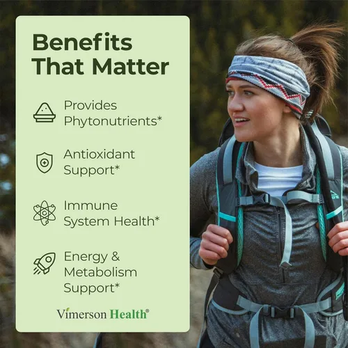 Vista 2 de Cápsulas de moringa con polvo de moringa 100% puro para energía equilibrada, metabolismo saludable, antioxidante y apoyo inmunológico. Vitaminas