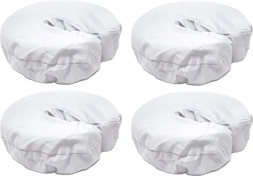 Vista 2 de Therapist's Choice® Premium Deluxe - Fundas de microfibra para mesa de masaje, 4 unidades por paquete (negro)