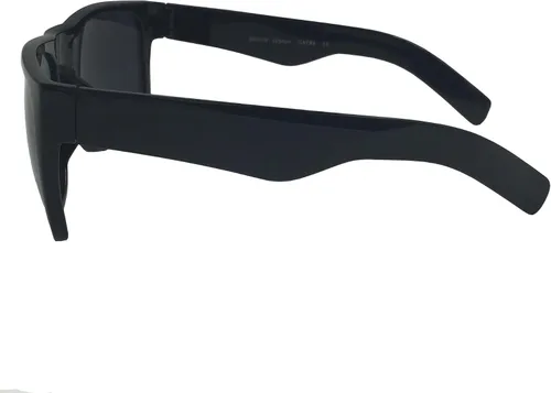 Vista 3 de grinderPUNCH XL - Gafas de sol negras con montura ancha y grandes para hombre, cuadrados, extra grandes, 5.827 in, Negro