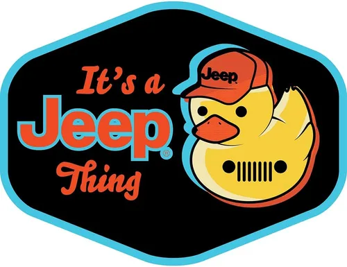 Vista 8 de It's a Jeep Thing Duck - Calcomanía de vinilo para Jeep Wrangler – 4 x 3 pulgadas serigrafiada impermeable accesorio todoterreno – Regalo Jeep