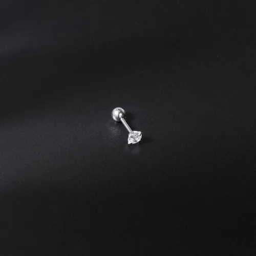 Vista 7 de AoedeJ Parte trasera de aretes de acero inoxidable con cierre de bola, reemplazos de parte trasera de aretes, parte trasera de aretes con tuerca