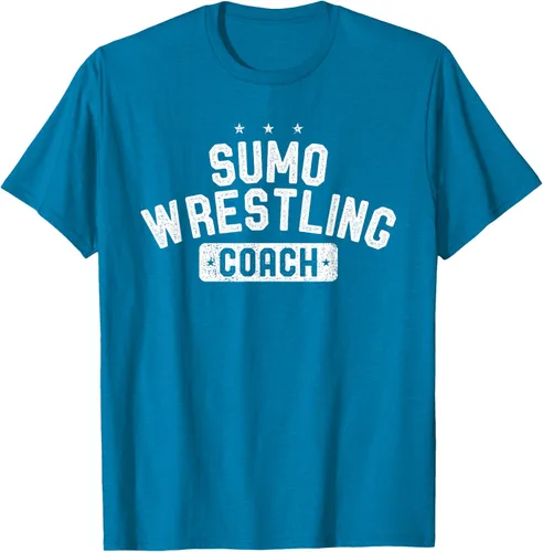 Vista 10 de Camiseta vintage de lucha libre Sumo Entrenador de lucha libre, Negro, S