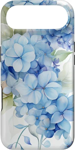 Vista 26 de Funda para iPhone 11 con patrón de acuarela de hortensias