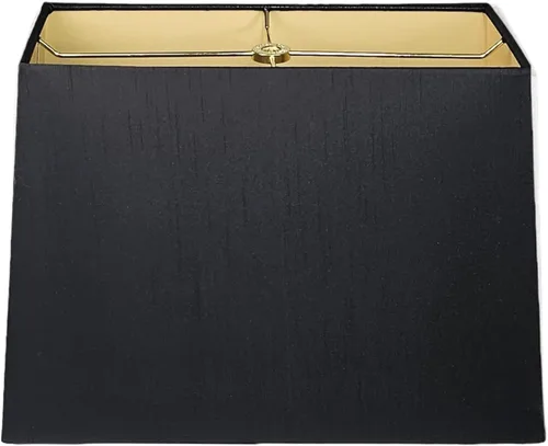 Vista 12 de Royal Designs, Inc. HB-613-12AGL Pantalla para lámpara de tapa dura rectangular, (5 x 10) x (8 x 12) x 9.5, Oro Antiguo