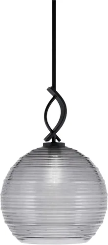 Vista 15 de Toltec Lighting Cavella Stem Colgado Mini colgante, acabado grafito, vidrio de muselina blanca de 4 pulgadas