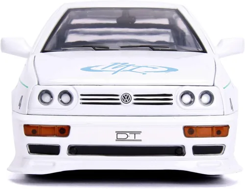 Vista 5 de Jada Toys Fast & Furious 1:24 Jesse's Volkswagen Jetta - Coche fundido a presión, juguetes para niños y adultos, color blanco (99591W)