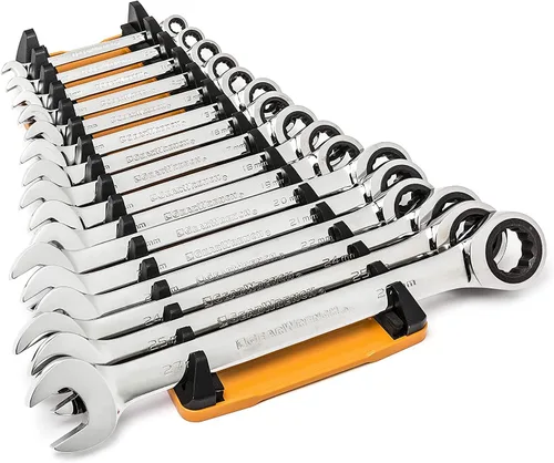 Vista 10 de GEARWRENCH 83121 - Estante reversible para llaves de 2 piezas, 16 ranuras