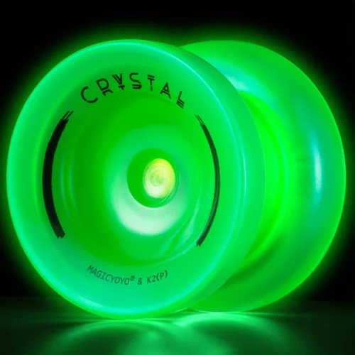 Vista 9 de MAGICYOYO Fingerspin - Yoyo que brilla en la oscuridad, Yoyo de doble propósito sensible y no sensible para niños de 8 a 12 años, yoyos