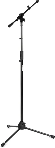 Vista 16 de Shure by Gator - Soporte de micrófono de base redonda con embrague giratorio estándar de altura ajustable y base de 10 pulgadas; (SH-RBMICSTAND10)