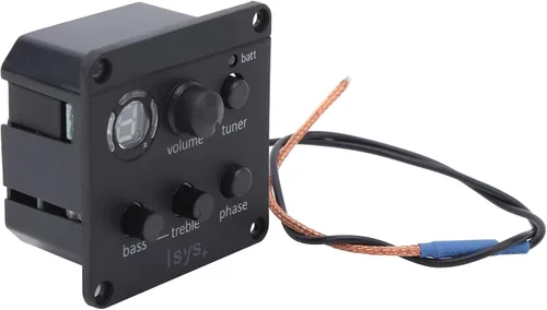 Vista 4 de Pastilla de guitarra acústica, pastilla de guitarra a bordo ecualizador de preamplificador con ecualizador manual de usuario pegado al agujero