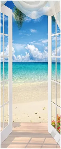 Vista 122 de Calcomanías 3D para puerta, murales para despegar y pegar, papel tapiz de caballo, calcomanías autoadhesivas extraíbles de PVC, impermeable, póster