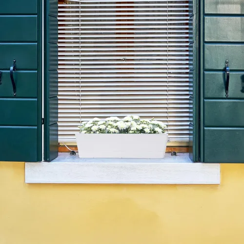 Vista 7 de GREANER - Maceta con bandeja para hierbas, 1 unidad, 12 x 3.8 pulgadas, caja rectangular para ventana, para flores o suculentas en interiores