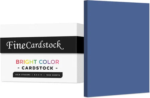 Vista 6 de Papel de alta calidad para tarjetas de colores, caja de 1000 hojas, cartulina de peso medio de 65 libras, perfecta para suministros escolares, artes