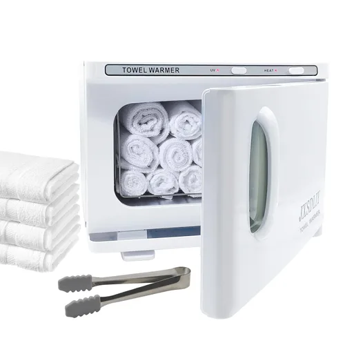 Vista 13 de Armario calentador de toallas calientes con luz LED - JXSDLIY 23L Armario de toallas de gran capacidad para baño 2 en 1 Calentadores de toallas