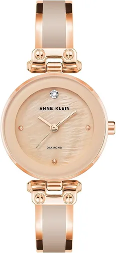 Vista 12 de Anne Klein Reloj de pulsera con esfera de diamantes genuinos