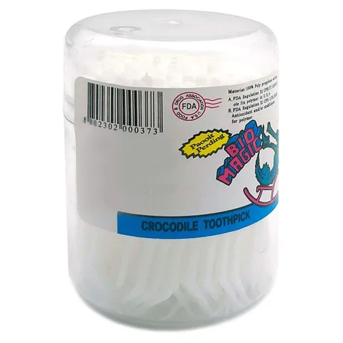 Vista 8 de GARASANI Doméstico, palillos de dientes de plástico desechables desechables con gancho curvo, herramienta de limpieza de dientes, diseño de mango