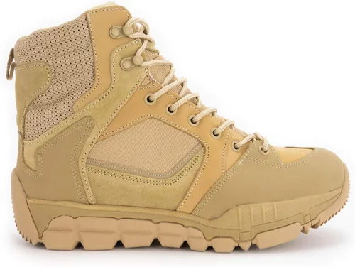 Vista 2 de RYNO GEAR Trek Coolmax Botas tácticas con cremallera lateral