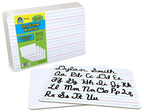 Vista 3 de Teacher Created Resources Tableros de borrado en seco en blanco prémium de doble cara (TCR77891)