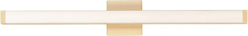 Vista 10 de Maxim Lighting Spec - Lámpara de tocador de baño Acabado de aluminio de níquel satinado Lámpara contemporánea para interiores Ideal para baños