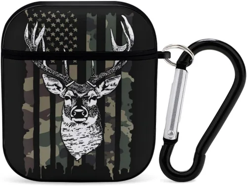 Vista 13 de Funda con diseño tropical de piñas de neón para AirPods, TPU a prueba de golpes, compatible con AirPods 2 y 4