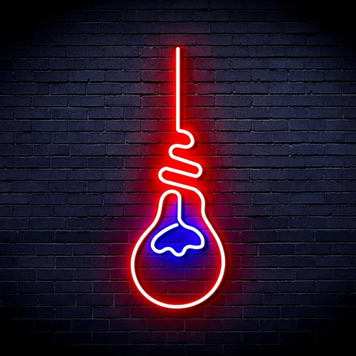 Vista 26 de AdvPro Muestra de neón LED de silicona flexible de bombilla - azul - st16s42-fnu0064-b