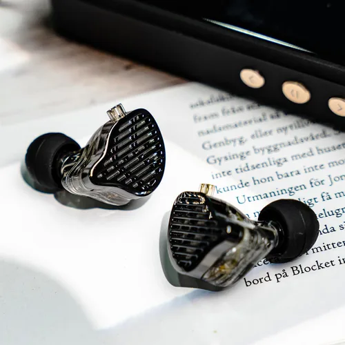 Vista 5 de Linsoul KZ x HBB PR2 - Monitor de oído planar de 0.520 in, auriculares IEM de alta fidelidad con matriz magnética N52, diafragma a nanoescala, cable