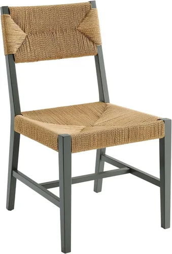 Vista 10 de Modway EEI-5489-BLK-NAT Bodie Silla de comedor de madera, color negro natural
