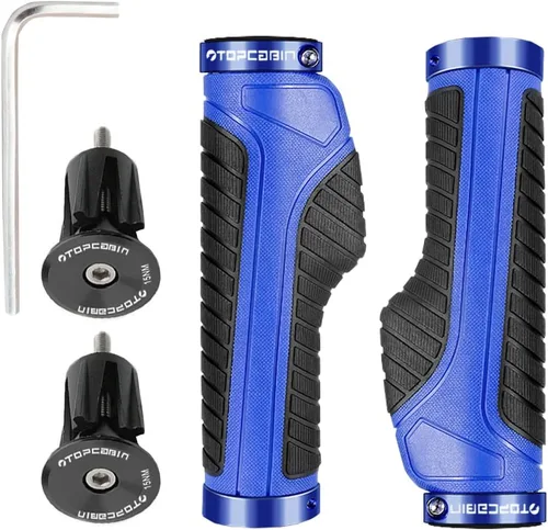 Vista 11 de Puños ergonómicos de manubrio de bicicleta, de Topcabin, con amplia superficie de agarre