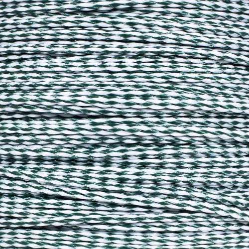 Vista 7 de Cuerda de polipropileno trenza hueca (1/2 pulgada, 50 pies, blanco) - Cuerda de barrera - Marcación de senderos, control de multitudes, campos