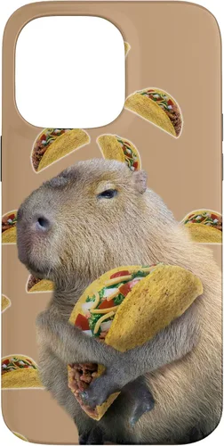Vista 21 de Capybara Capybaras Eating Taco - Carcasa para iPhone 17
