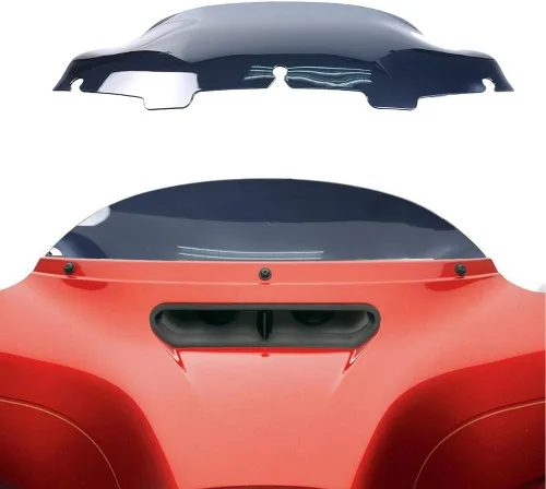 Vista 5 de Smoke 6" Wave Windshield Windscreen Fit For 1996-2013 Harley Davidson Touring Street Glide/Electra Glide/Ultra Limited/Tri Glide FLHT FLHX FLHXS